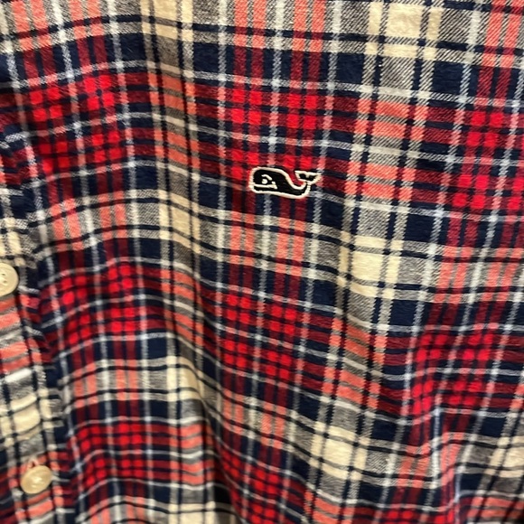 Red, White & Blue Vineyard Vines Flannel - Picture 4 of 7